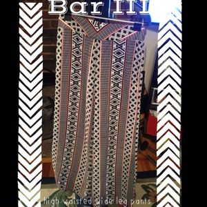 BAR III high waisted wide leg pants